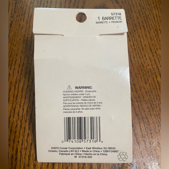 Conair Silver Barrette - Picture 2 of 4